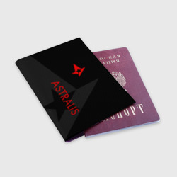 Обложка для паспорта матовая кожа Astralis Астралис - фото 2
