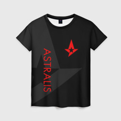 Женская футболка 3D Astralis Астралис