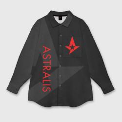 Мужская рубашка oversize 3D Astralis Астралис