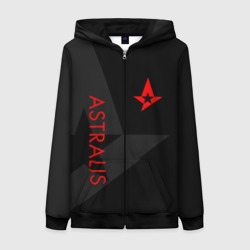 Женская толстовка 3D на молнии Astralis Астралис