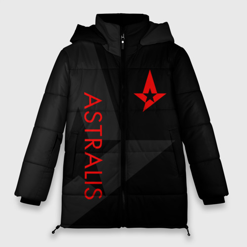 Женская зимняя куртка Oversize Astralis Астралис, цвет черный