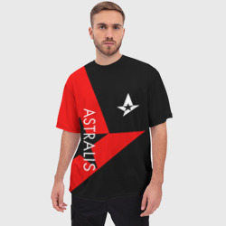 Мужская футболка oversize 3D Astralis - фото 2