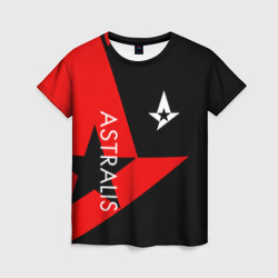 Женская футболка 3D Astralis