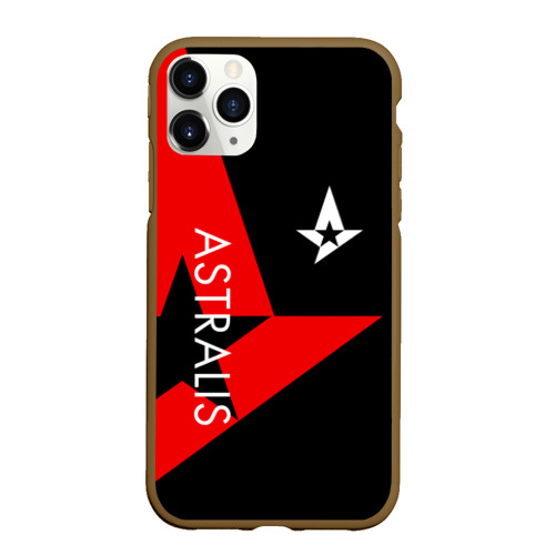 Чехол для iPhone 11 Pro Max матовый Astralis, цвет коричневый