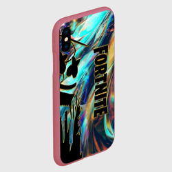Чехол для iPhone XS Max матовый Fortnite & Marshmello - фото 2