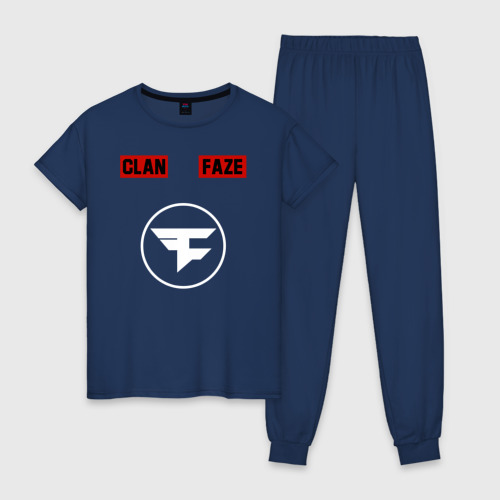 Женская пижама хлопок FaZe clan на спине