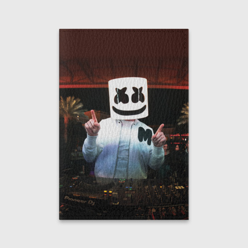 Обложка для паспорта матовая кожа Marshmello Фото 01 Обложка для паспорта матовая кожа Marshmello Фото 01