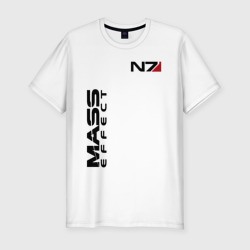 Мужская футболка хлопок Slim Mass Effect