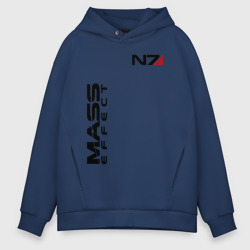 Мужское худи Oversize хлопок Mass Effect