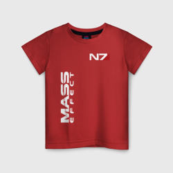Детская футболка хлопок Mass Effect N7 Масс эффект Н7