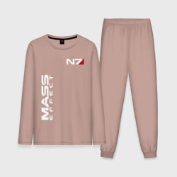 Мужская пижама с лонгсливом хлопок Mass Effect N7 Масс эффект Н7