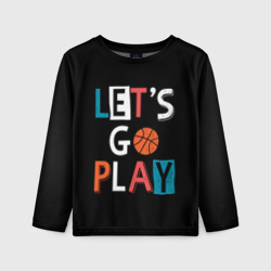 Давай поиграем - баскетбол – Детский лонгслив 3D с принтом купить со скидкой в -20%