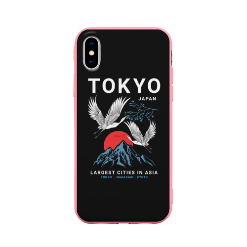 Чехол для iPhone X матовый Tokyo