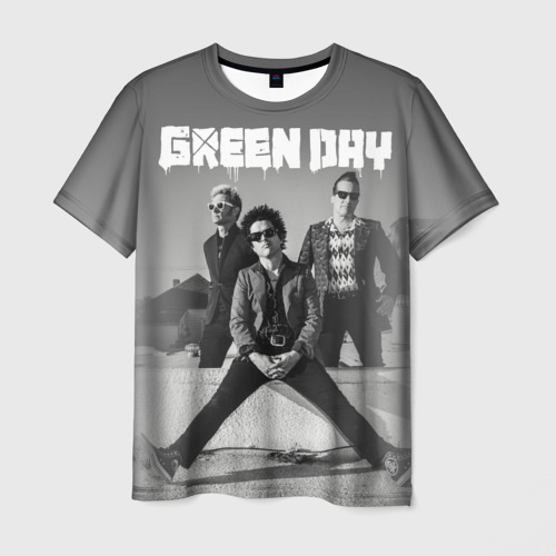 Мужская футболка 3D Green Day