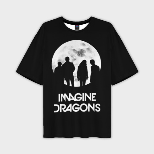 Мужская футболка oversize 3D Imagine Dragons, цвет 3D печать