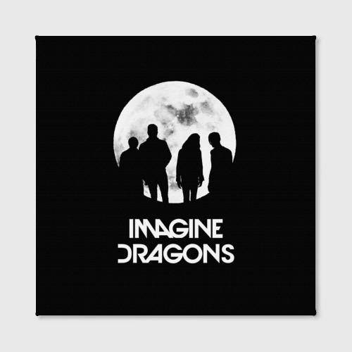 Холст квадратный Imagine Dragons, цвет 3D печать - фото 2