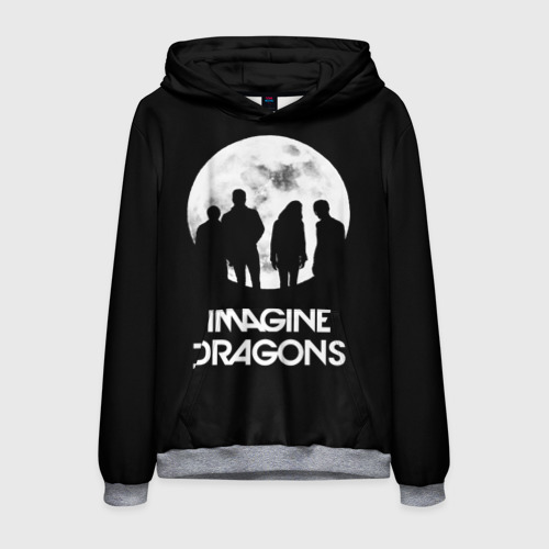 Мужская толстовка 3D Imagine Dragons, цвет меланж