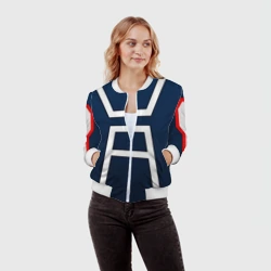 Женский бомбер 3D Моя геройская академия - костюм - фото 2