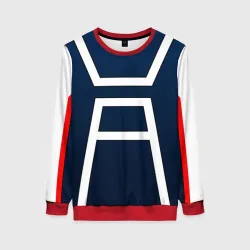 Женский свитшот 3D Моя геройская академия - костюм