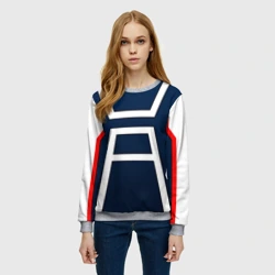 Женский свитшот 3D Моя геройская академия - костюм - фото 2