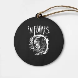 Деревянная игрушка круг In Flames