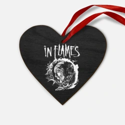 Деревянная игрушка Сердце In Flames