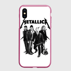 Чехол для iPhone XS Max матовый Metallica