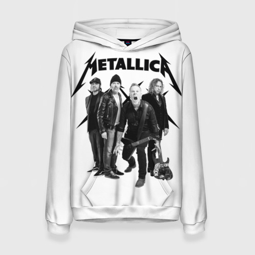 Женская толстовка 3D Metallica, цвет 3D печать