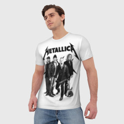 Мужская футболка 3D Metallica - фото 2