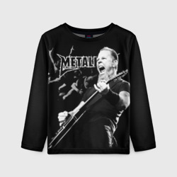 Детский лонгслив 3D Metallica