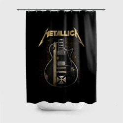 Штора 3D для ванной Metallica