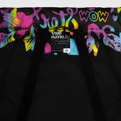 Мужская зимняя куртка 3D Super Girl, цвет черный - фото 7