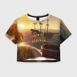 Женская футболка Crop-top 3D Sea of Thieves