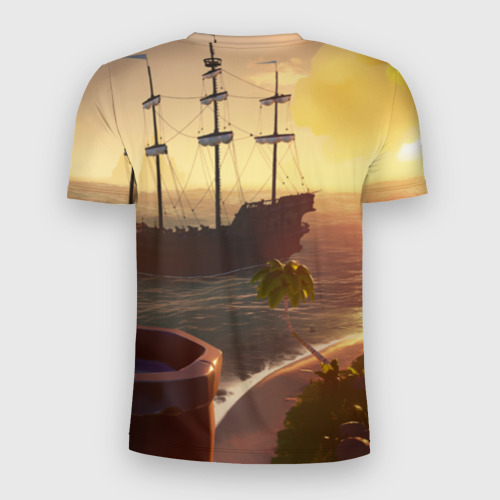 Мужская футболка 3D Slim с принтом Sea of Thieves, вид сзади #1