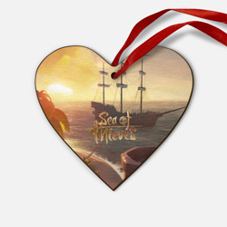 Деревянная игрушка Сердце Sea of Thieves