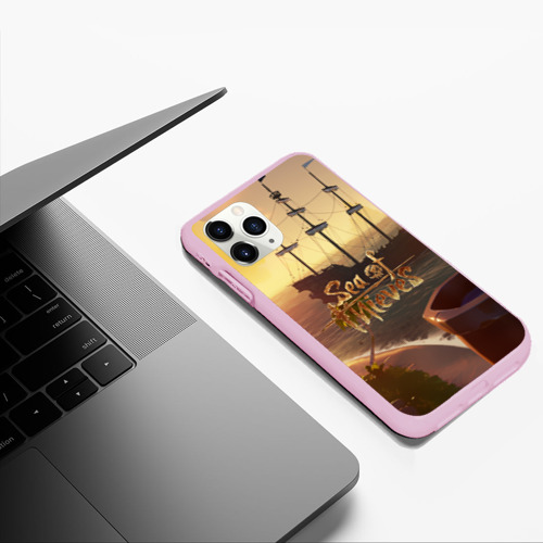Чехол для iPhone 11 Pro Max матовый Sea of Thieves, цвет розовый - фото 5