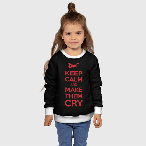 Детский свитшот 3D Keep Calm and Make Them Cry - фото 7