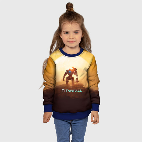 Детский свитшот 3D с принтом Titanfall, фото #4