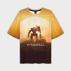 Мужская футболка oversize 3D Titanfall