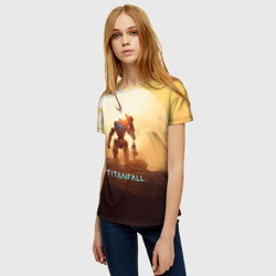 Женская футболка 3D Titanfall - фото 2