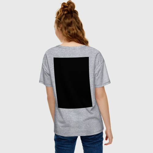 Женская футболка хлопок Oversize с принтом Linkin Park, вид сзади #2
