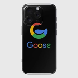 Чехол для iPhone 16 Pro силиконовый с защитой камеры Goose