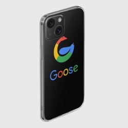 Чехол для iPhone 15 силиконовый с защитой камеры Goose - фото 2