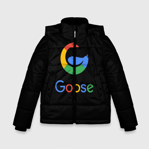 Зимняя куртка для мальчиков 3D Goose, цвет черный