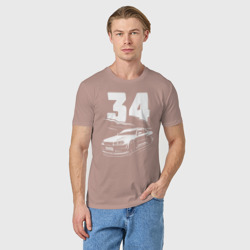 Мужская футболка хлопок R34 drift - фото 2