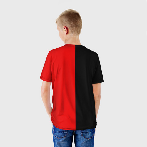 Детская футболка 3D Apex Legends red, цвет 3D печать - фото 4