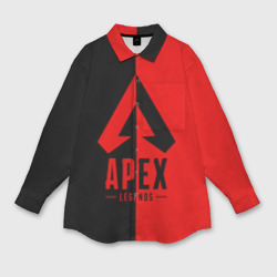 Мужская рубашка oversize 3D Apex Legends red