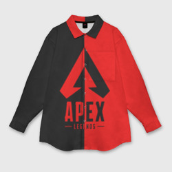 Женская рубашка oversize 3D Apex Legends red