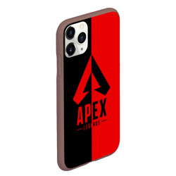 Чехол для iPhone 11 Pro Max матовый Apex Legends red - фото 2