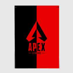 Постер Apex Legends red